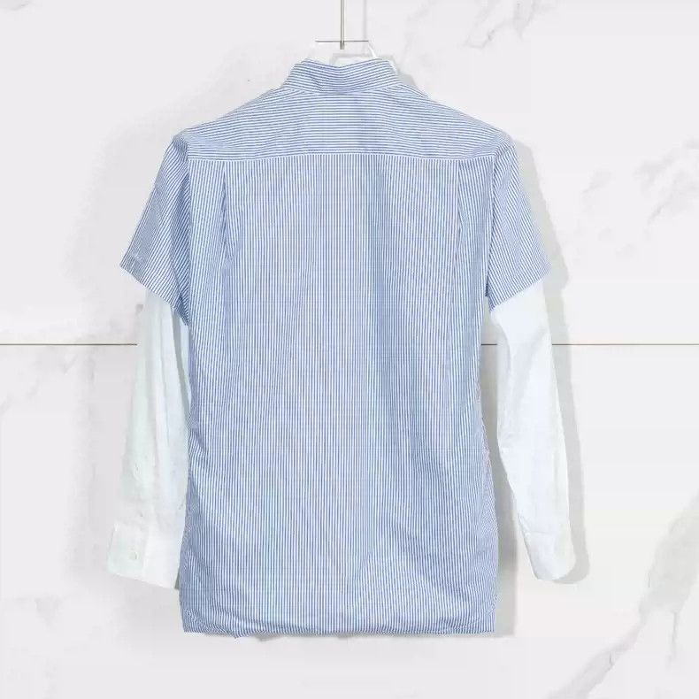 Comme des Garcons comme des garcons striped fake two long sleeved shirts Size US XS / EU 42 / 0 - 2 Thumbnail