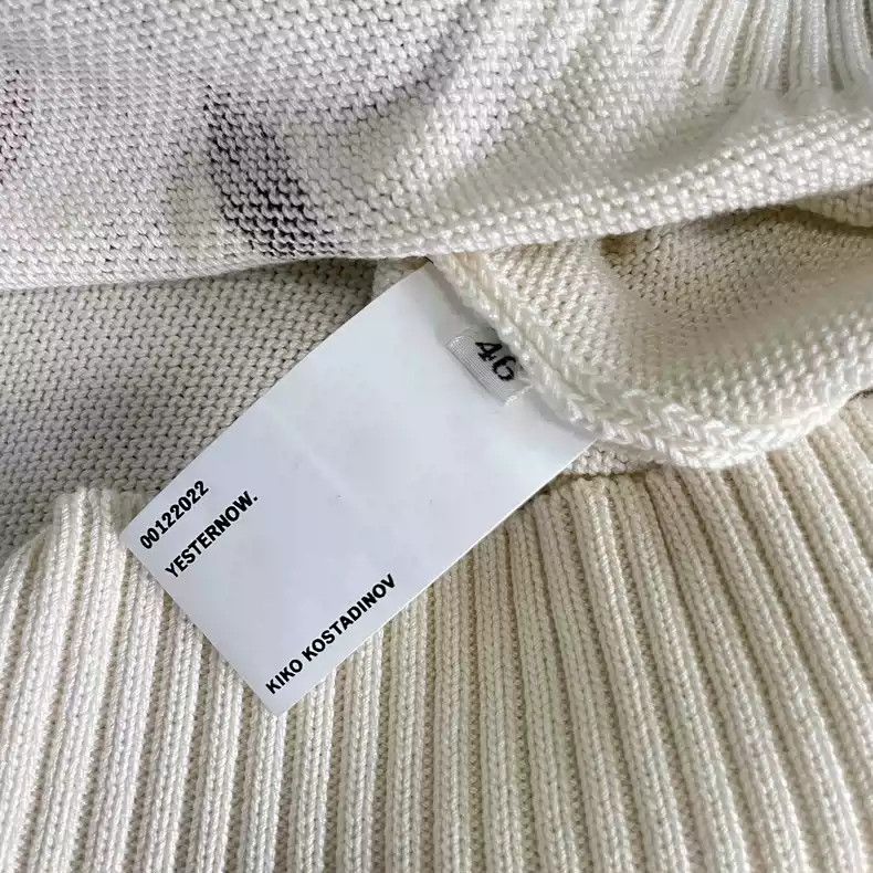 トップス kiko kostadinov 22SS FUTUR PRINTED KNIT Kiko Kostadinov Futur Printed Knit Sweater - SS22 – Vertical