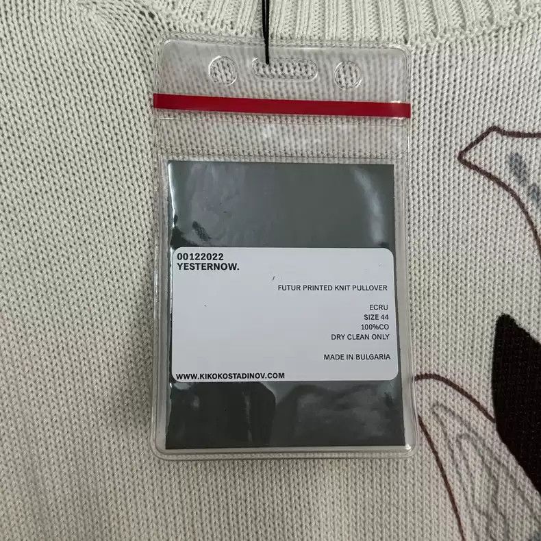 トップス kiko kostadinov 22SS FUTUR PRINTED KNIT Kiko Kostadinov Futur Printed Knit Sweater - SS22 – Vertical