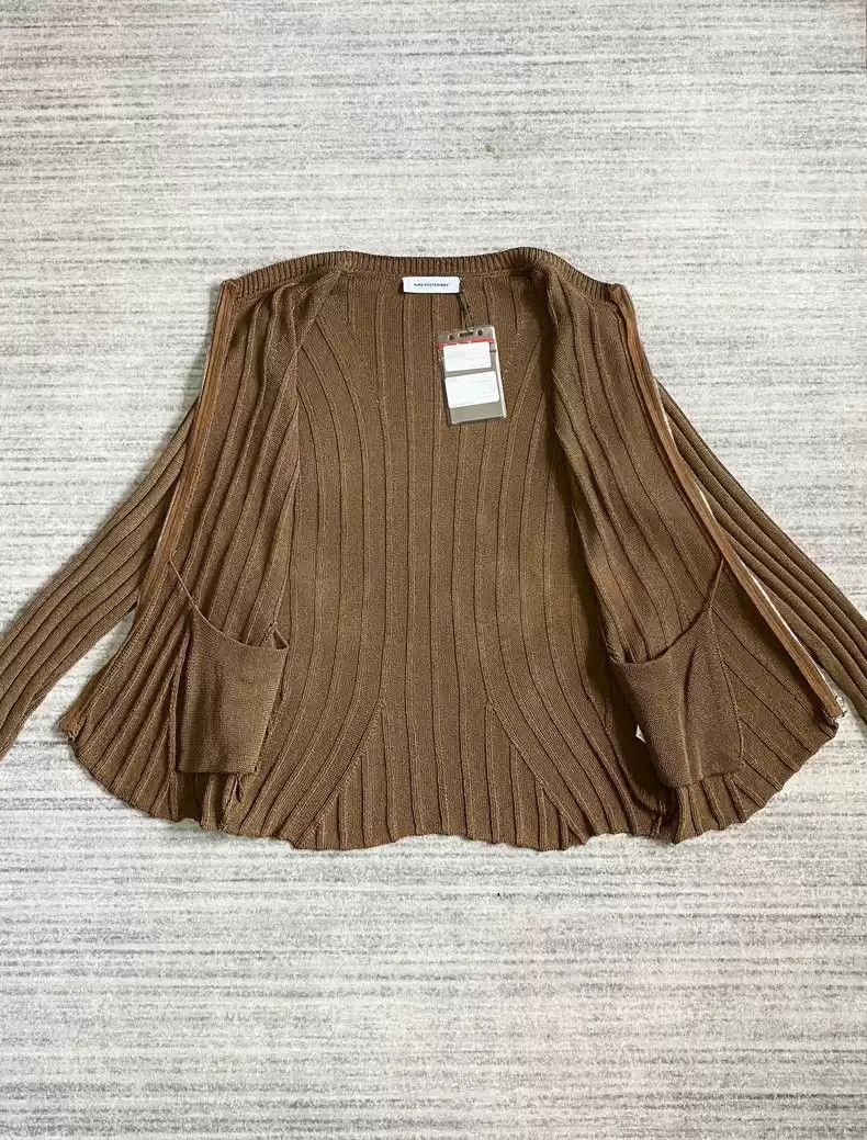 kiko kostadinov HARKMAN KNIT ZIPCARDIGAN KIKO KOSTADINOV HARKMAN