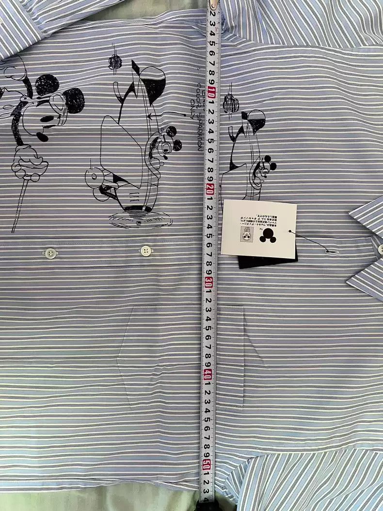Comme des Garcons comme des garcon Mickey Mouse Co branded Striped Shirt Size US M / EU 48-50 / 2 - 3 Thumbnail