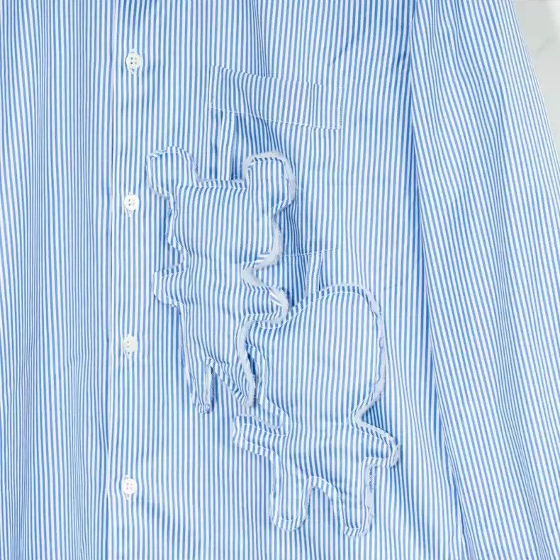Comme des Garcons comme des garcon men's teddy bear striped shirt Size US M / EU 48-50 / 2 - 3 Thumbnail