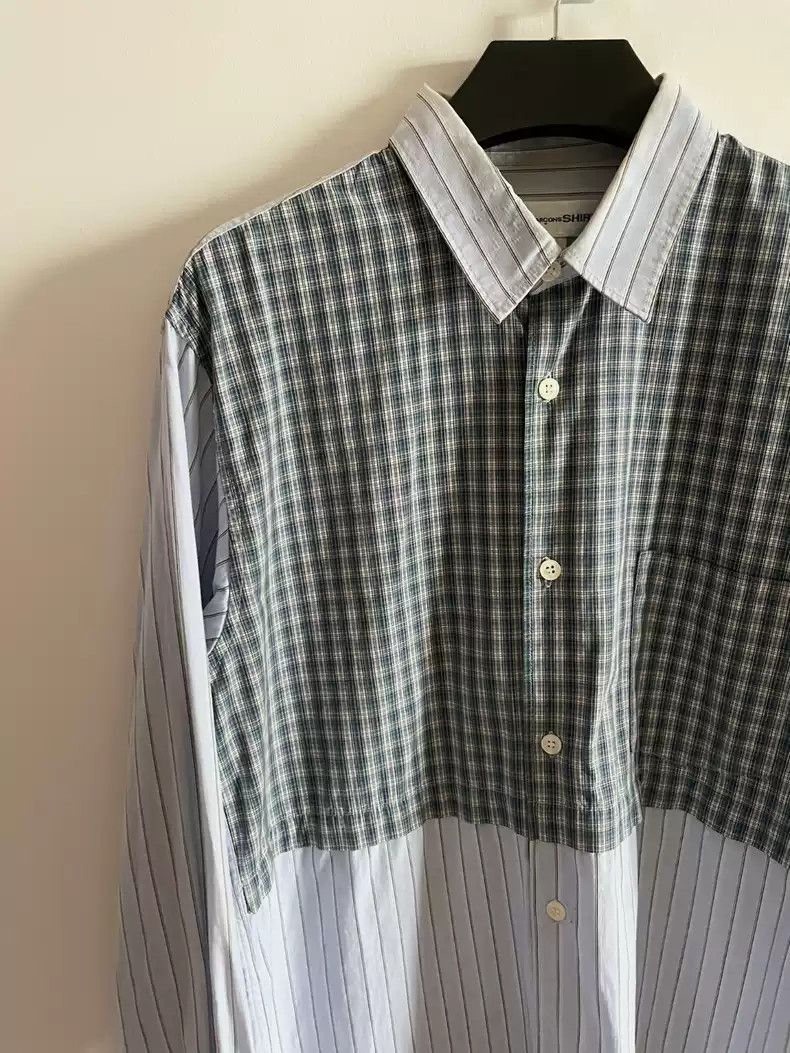 Comme des Garcons comme des garcon plaid patchwork shirt Size US XL / EU 56 / 4 - 3 Thumbnail