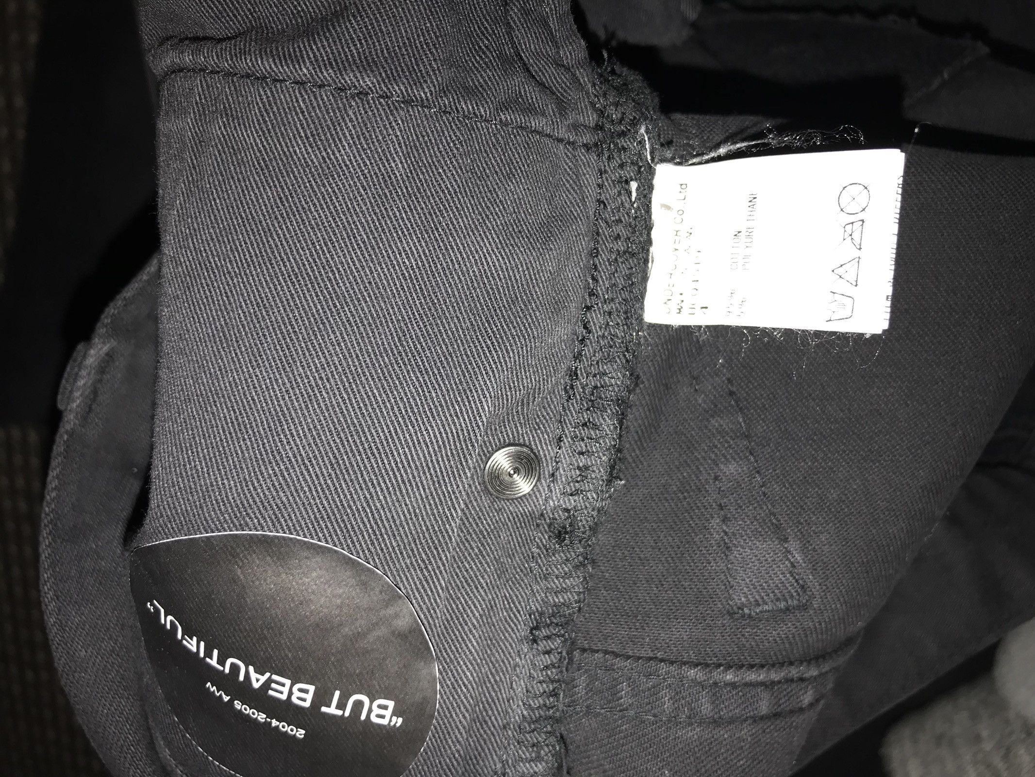 Japanese Brand × Jun Takahashi × Undercover Undercover 68 Blue Yarn Black Denim Size US 32 / EU 48 - 9 Thumbnail