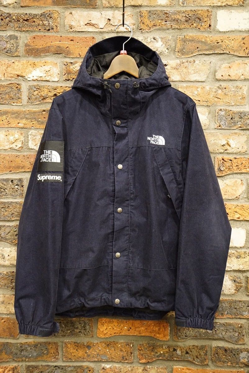 Supreme The North Face Corduroy Navy Mountain Parka | Grailed