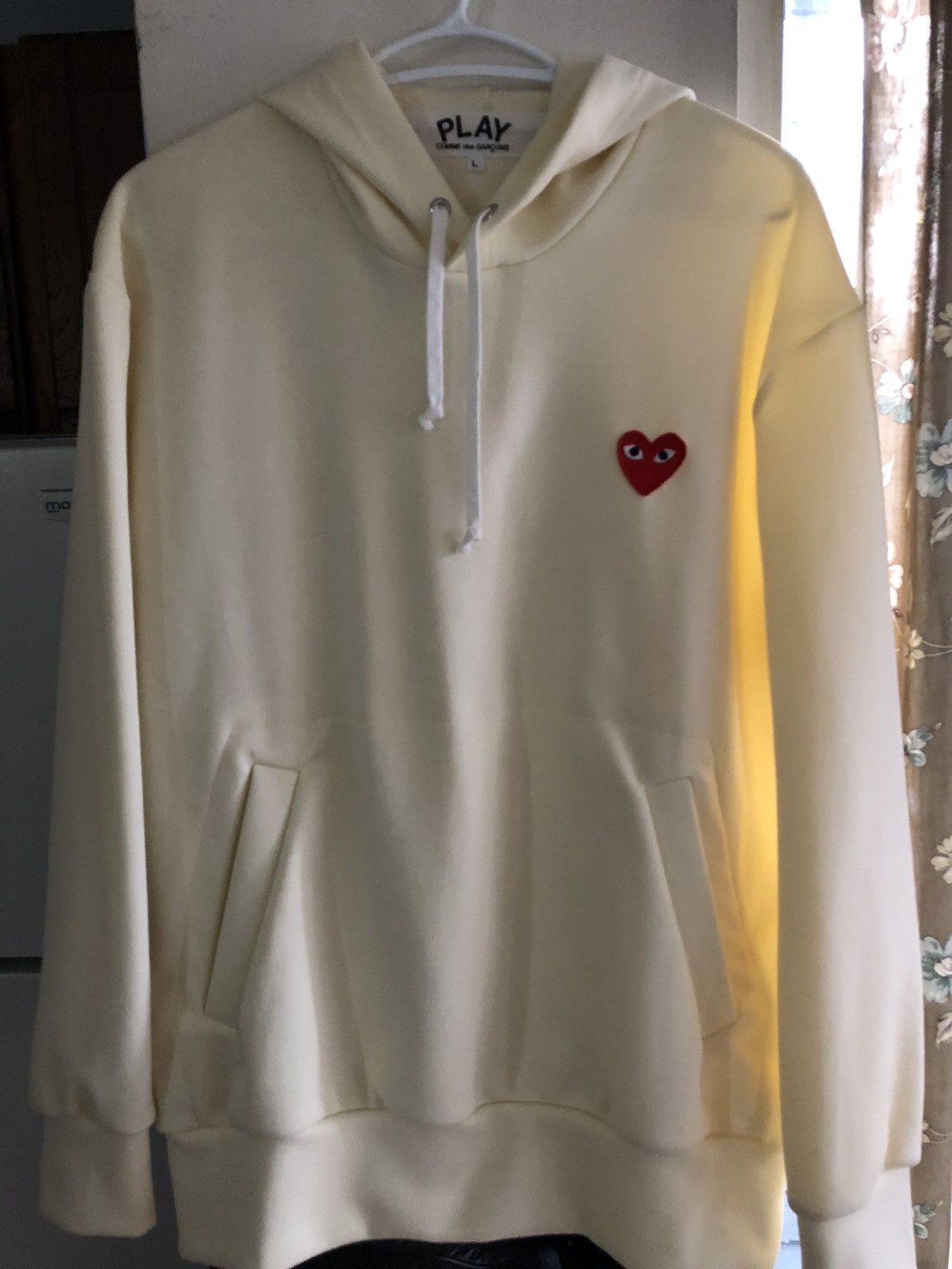 Comme des Garcons Off white heart patch hoodie Size US L / EU 52-54 / 3 - 1 Thumbnail