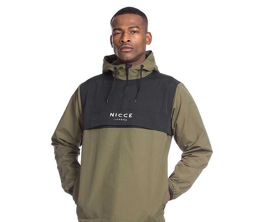 Nicce London Rare Nicce London Kagoule Jacket in Khaki Green Excellent Condition Grailed