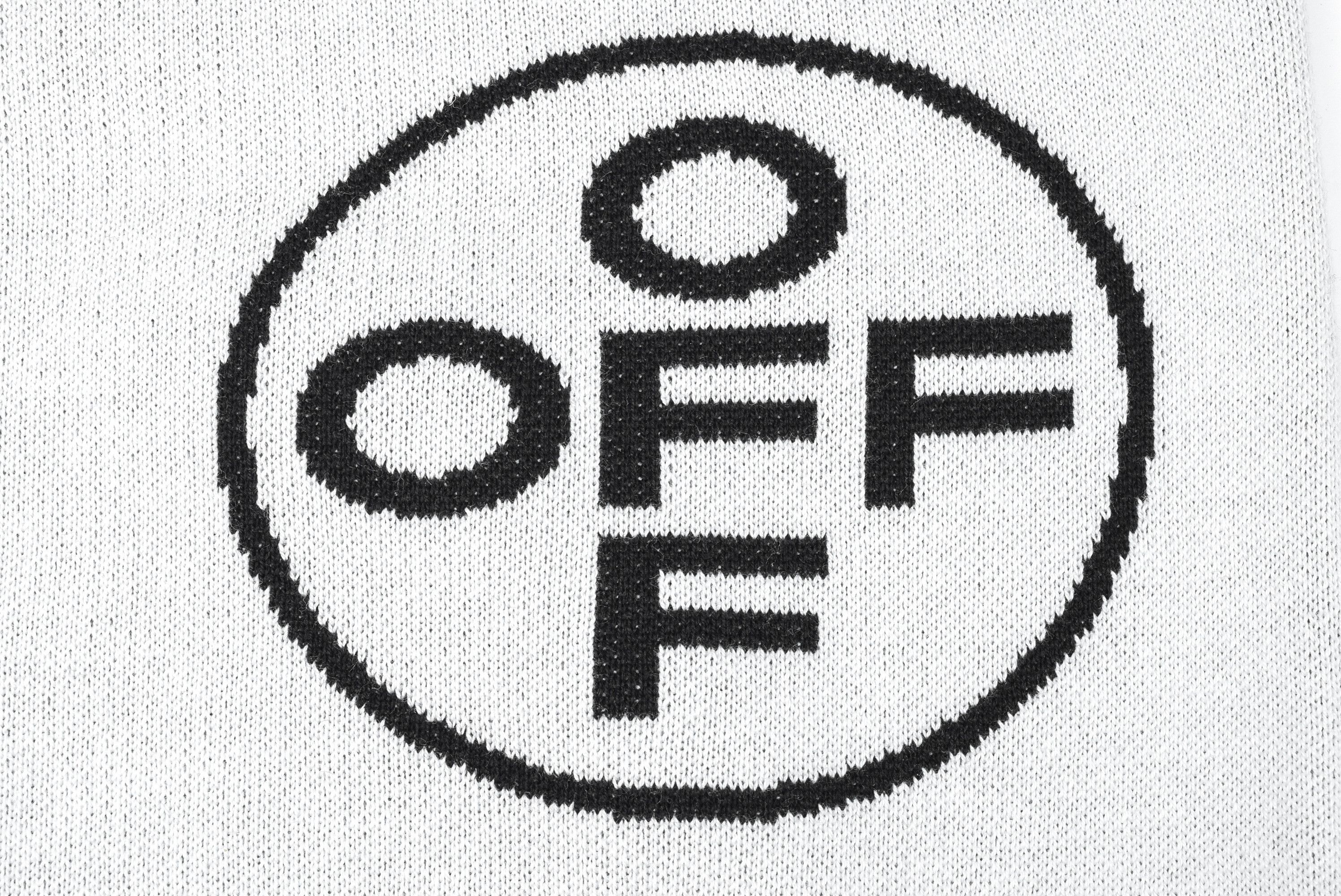 Off-White off white "temperature" scarf black and white Virgil Size ONE SIZE - 9 Thumbnail