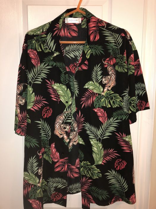 Kollar Clothing Kollar Resort Tiger Button Down Hawaiian Shirt | Grailed