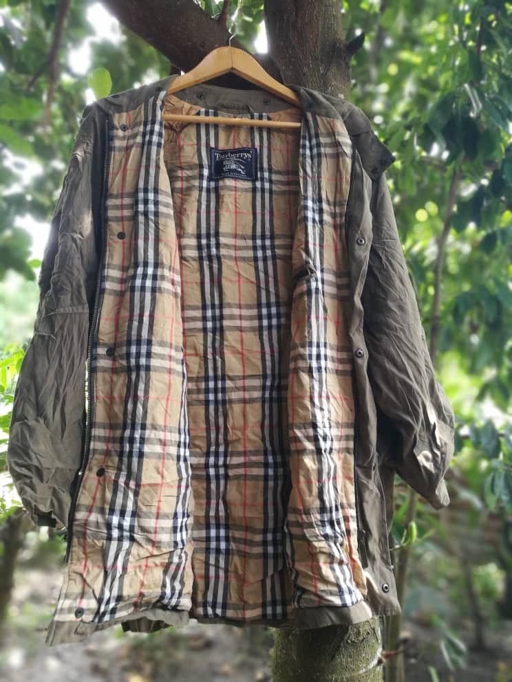 BURBERRY - バーバリーズ 90s オールド ジップジャケット カーキ