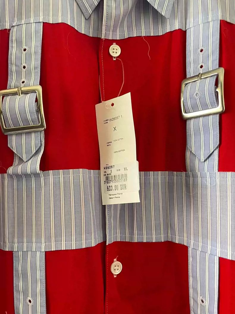 Comme des Garcons comme des garcon classic showy striped shirt Size US XL / EU 56 / 4 - 2 Thumbnail