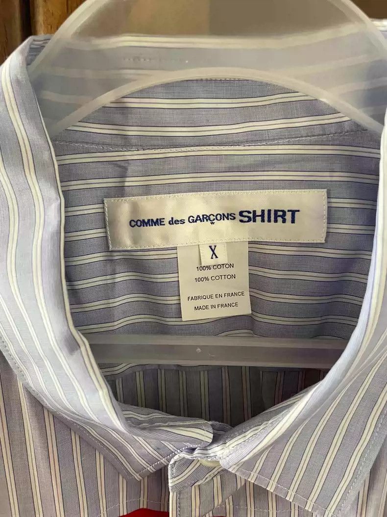 Comme des Garcons comme des garcon classic showy striped shirt Size US XL / EU 56 / 4 - 4 Thumbnail