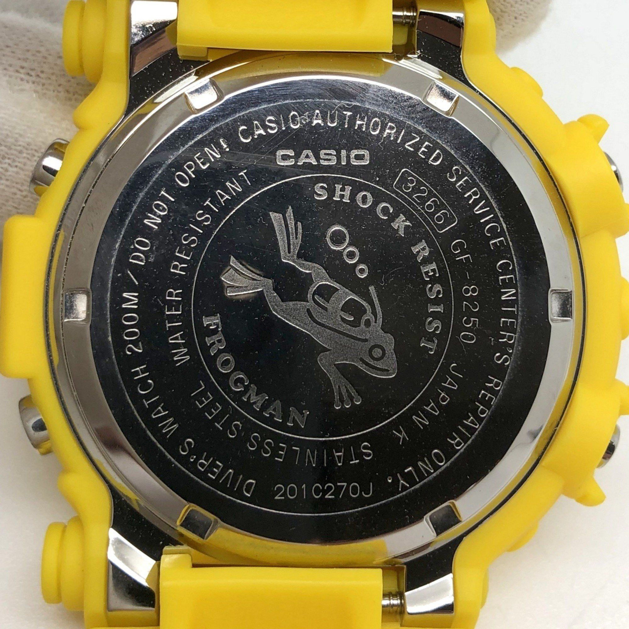 G-SHOCK Casio Watch GF-8250-9 FROGMAN Tough Solar Yellow