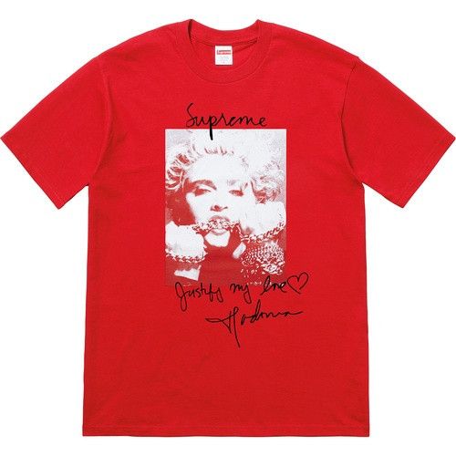 Madonna tee red