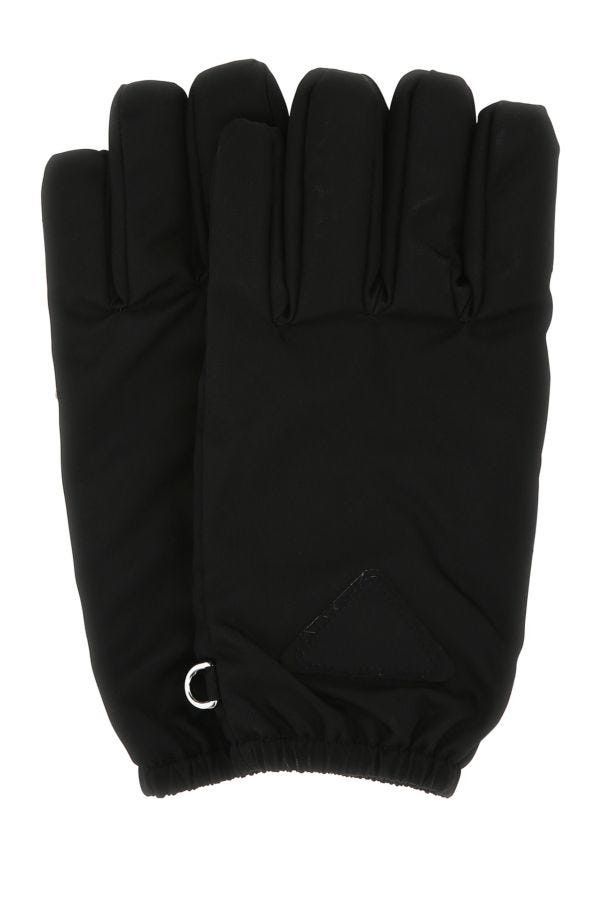 Prada Black Re-Nylon Gloves Size ONE SIZE - 3 Thumbnail