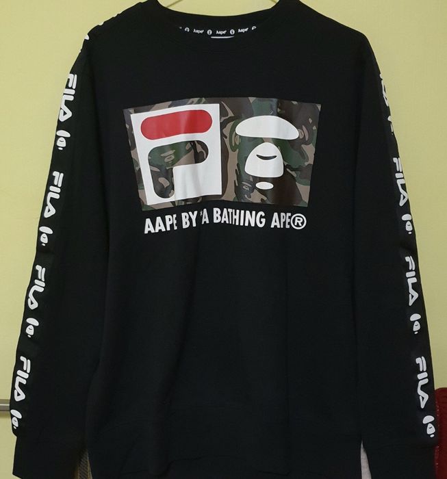 Aape x hot sale fila tee