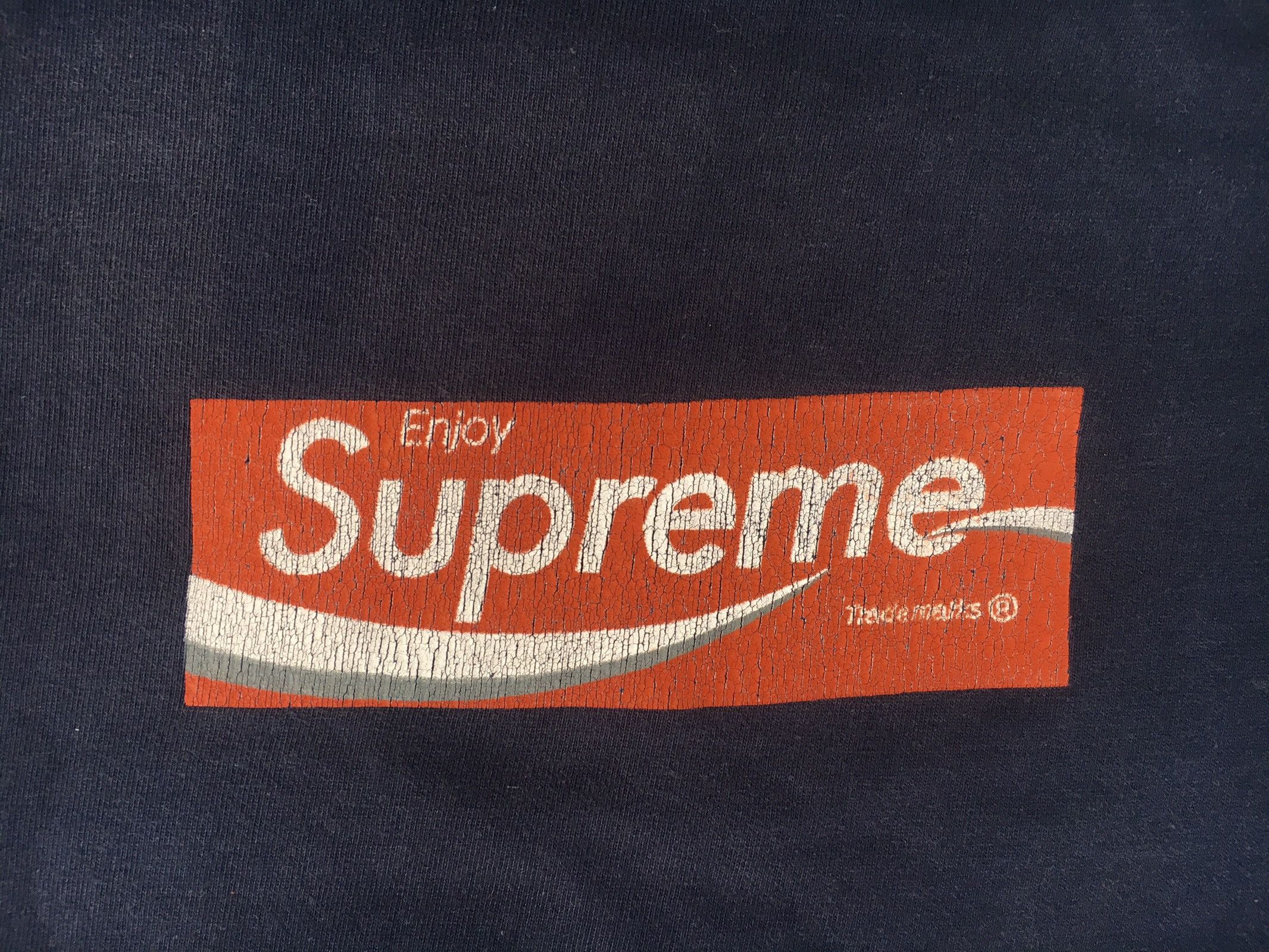 Supreme Vintage 90s Supreme Coca Cola Box Logo Tee | Grailed