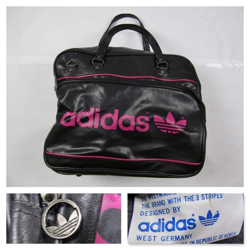 Adidas Vintage Vintage Adidas 70s Leather Gym Bag Carry On Luggage Shoulder Sling RARE Grailed