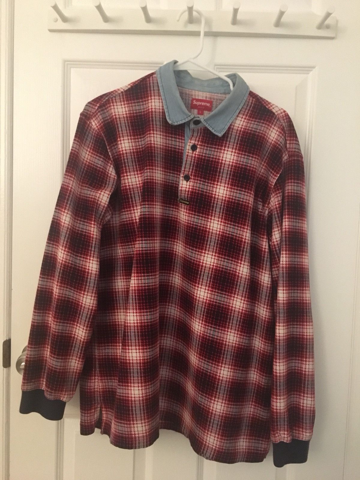 Supreme Supreme Plaid Rugby Top [As Seen On Playboi Carti] | Grailed