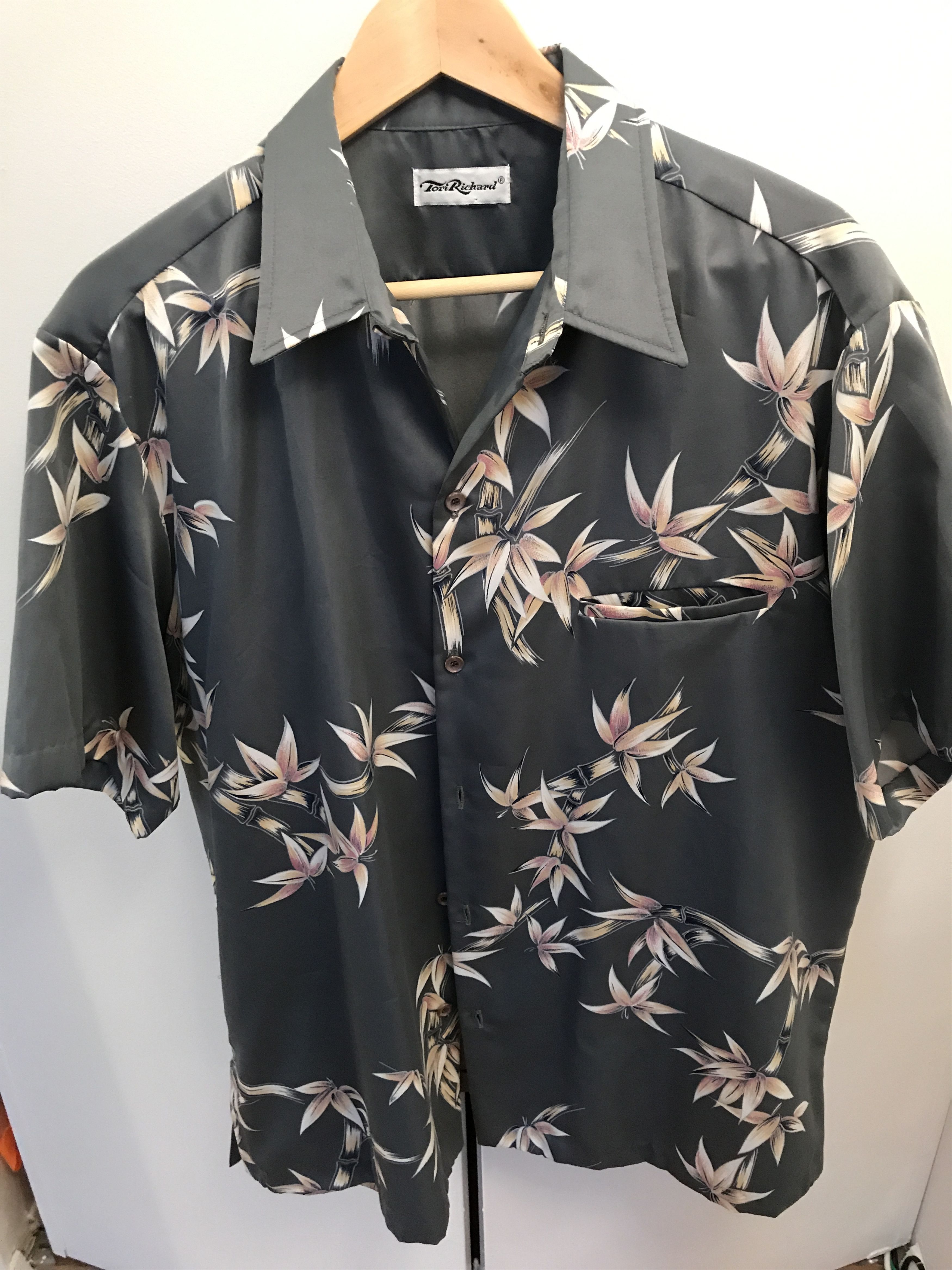 Tori Richard × Vintage Vintage Hawaiian bamboo-print shirt Size US XL / EU 56 / 4 - 1 Thumbnail