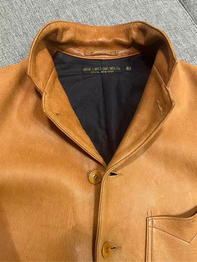 freewheelers Darius primary color deerskin jacket