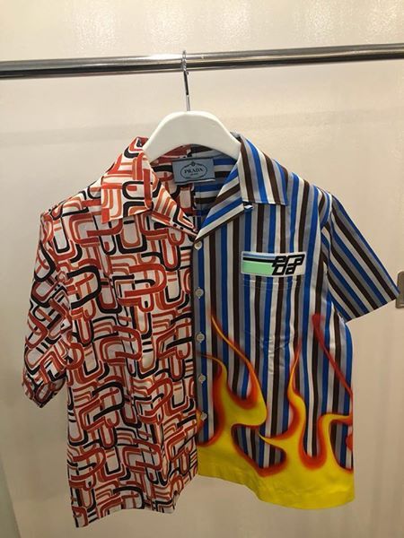 Prada Flames Shirt - Jeff Goldblum