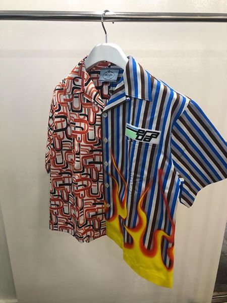 Prada Flames Shirt - Jeff Goldblum