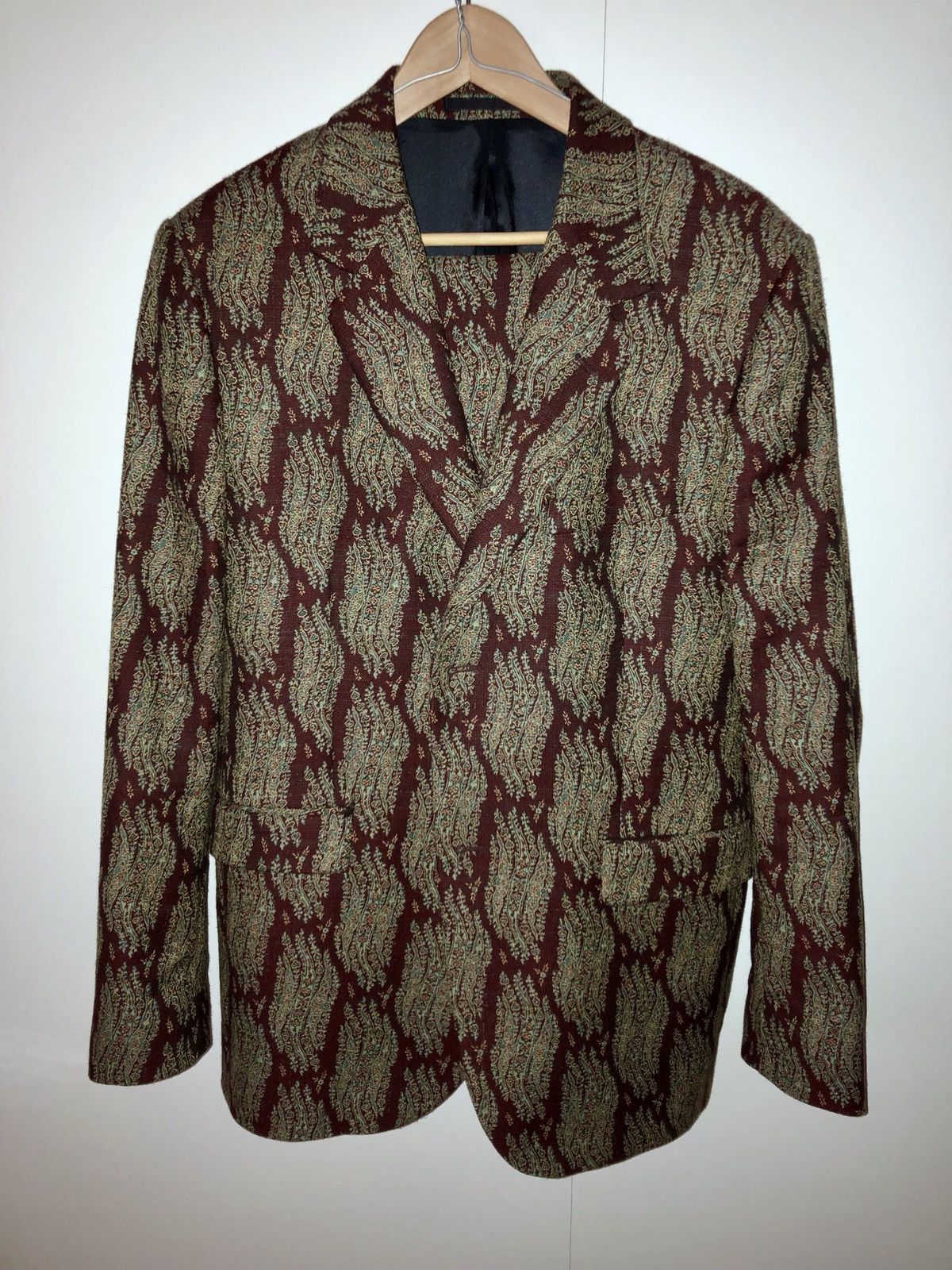 Our Legacy Paisley Suit FW12 Size 50R - 2 Thumbnail