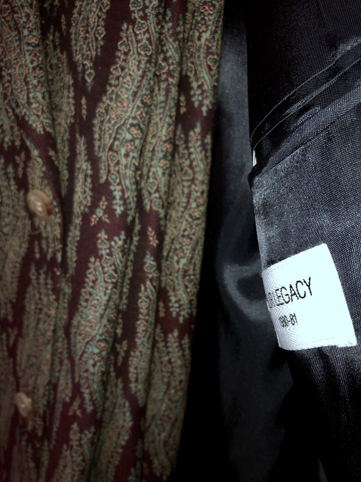 Our Legacy Paisley Suit FW12 Size 50R - 3 Thumbnail