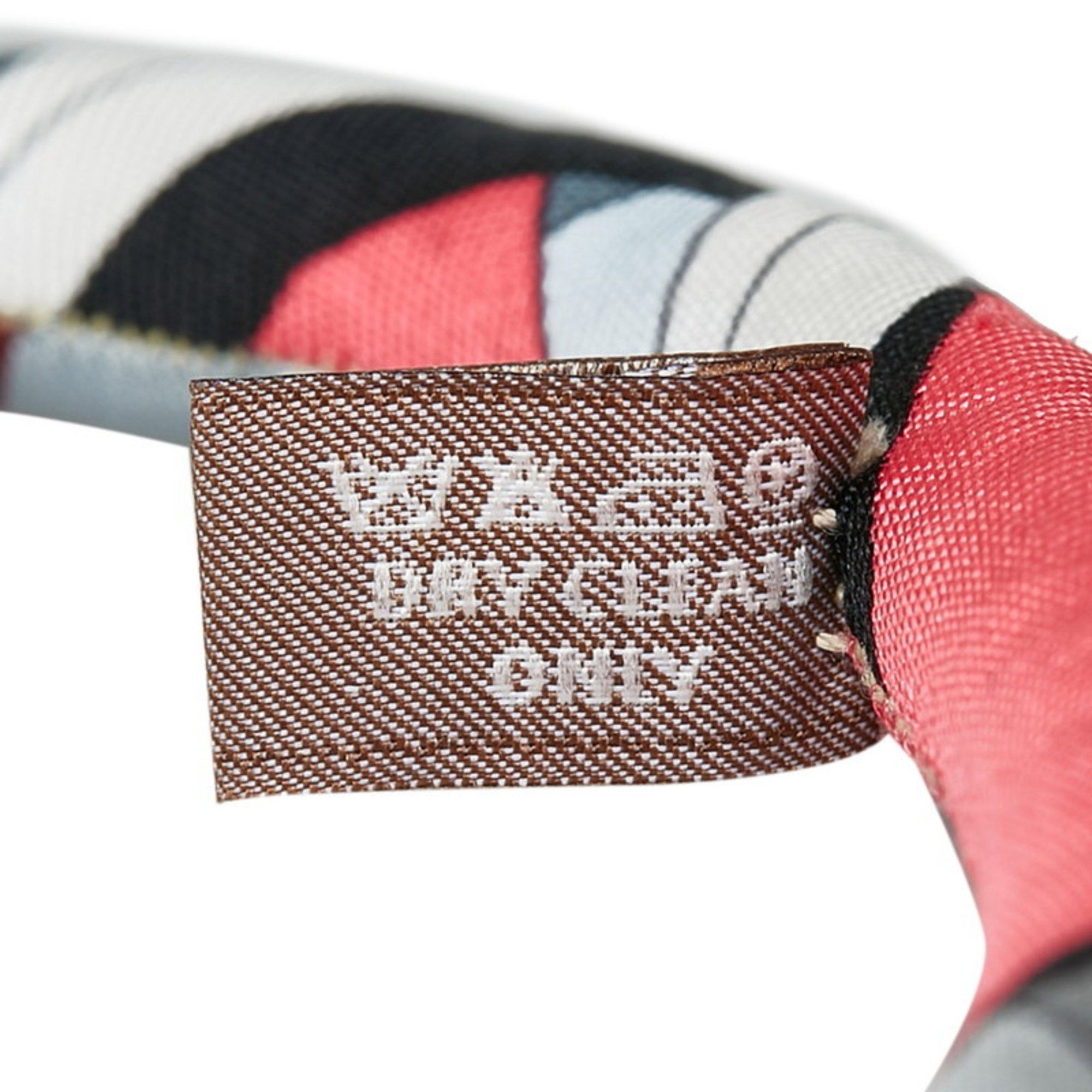 Hermes Bride de Soie Choker Necklace Pink Multicolor Silk Women's HERMES