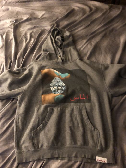 Diamond supply arabic store hoodie