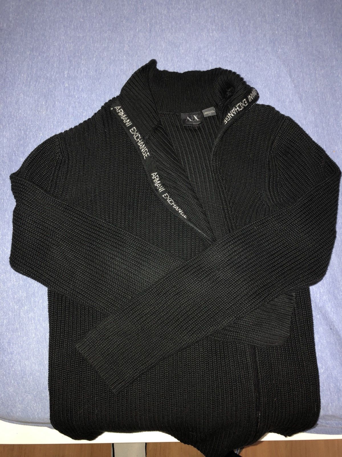 Armani Exchange Armani Exchange D-Holiday 2013 Half Zip Knit