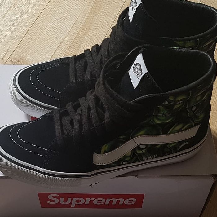 Vans Sk8-Hi Supreme Skull Pile (Green) Pre-Owned