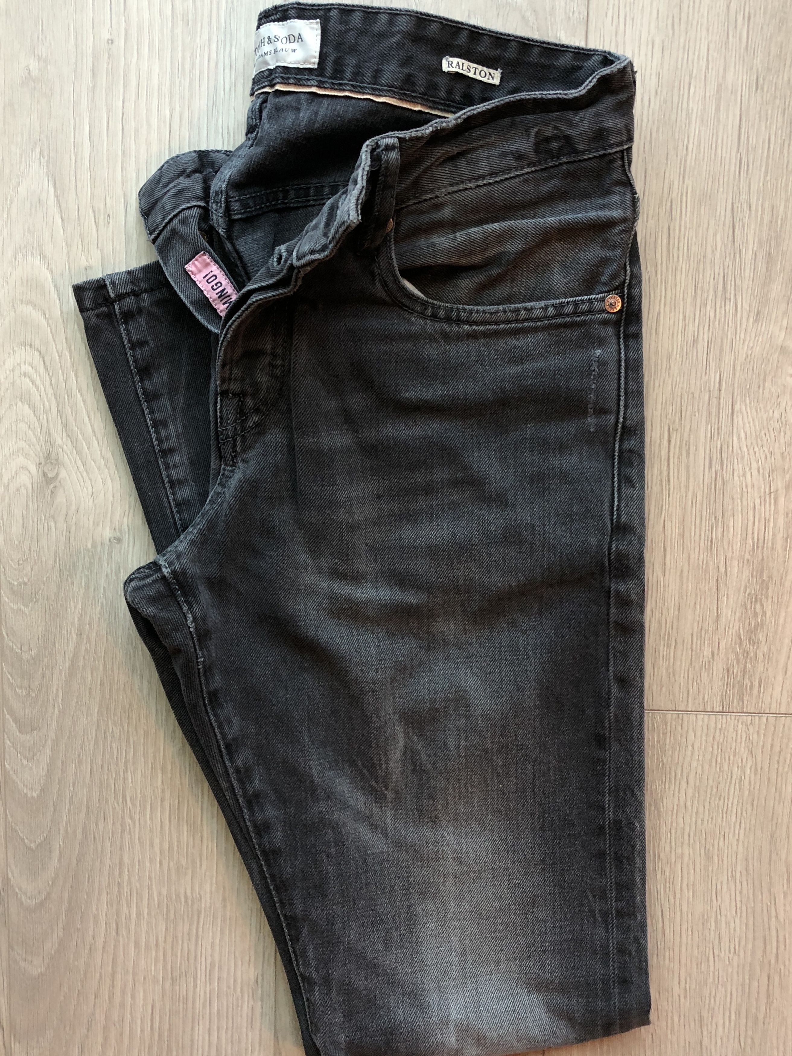 Scotch & Soda Scotch & Soda Ralston | Midnight Charcoal Faded Denim Jeans Size US 29 - 2 Thumbnail