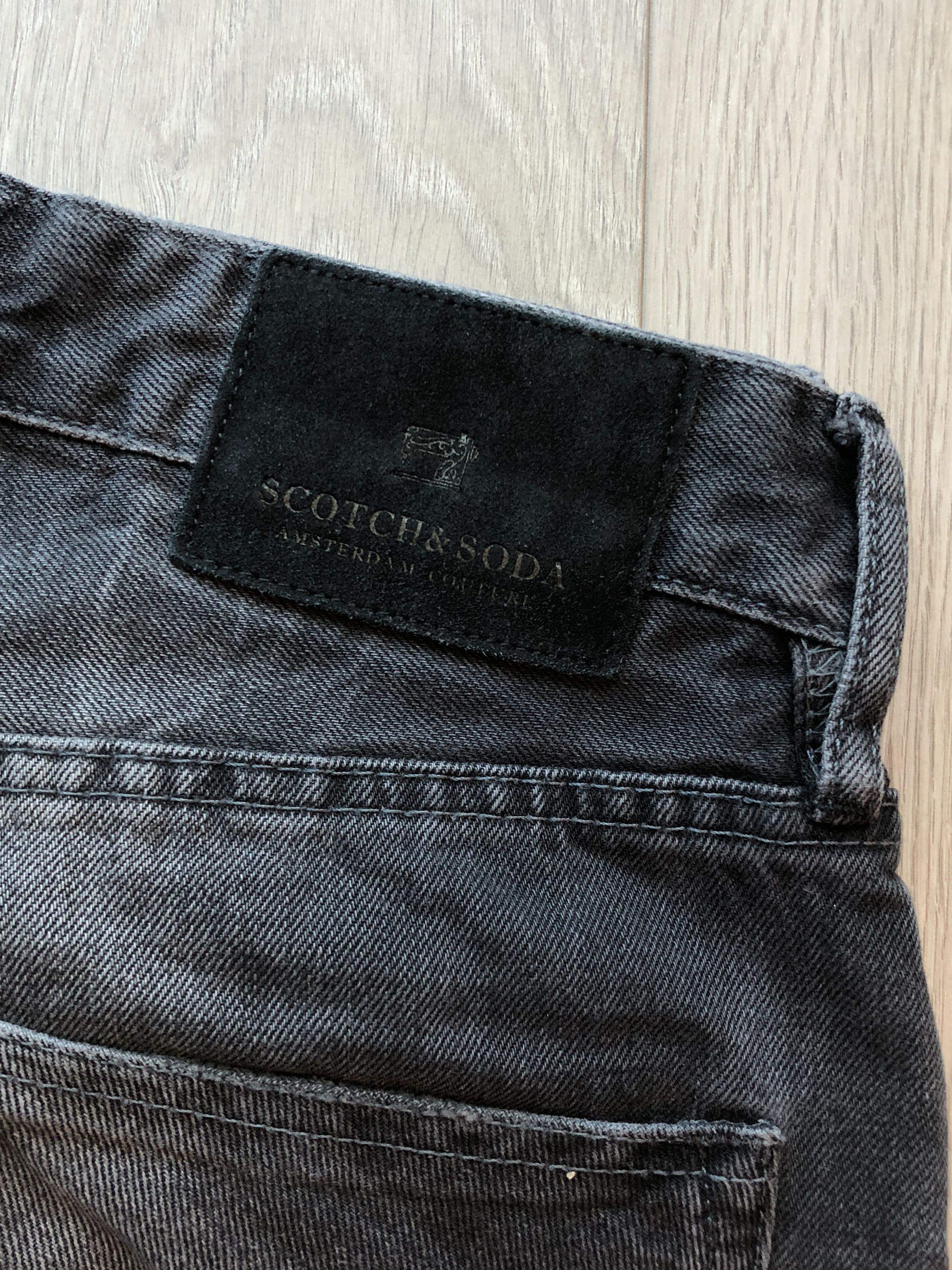 Scotch & Soda Scotch & Soda Ralston | Midnight Charcoal Faded Denim Jeans Size US 29 - 3 Thumbnail