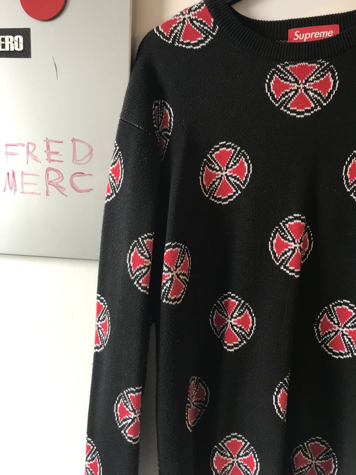 Supreme Supreme x Independent All Over Sweater | Grailed