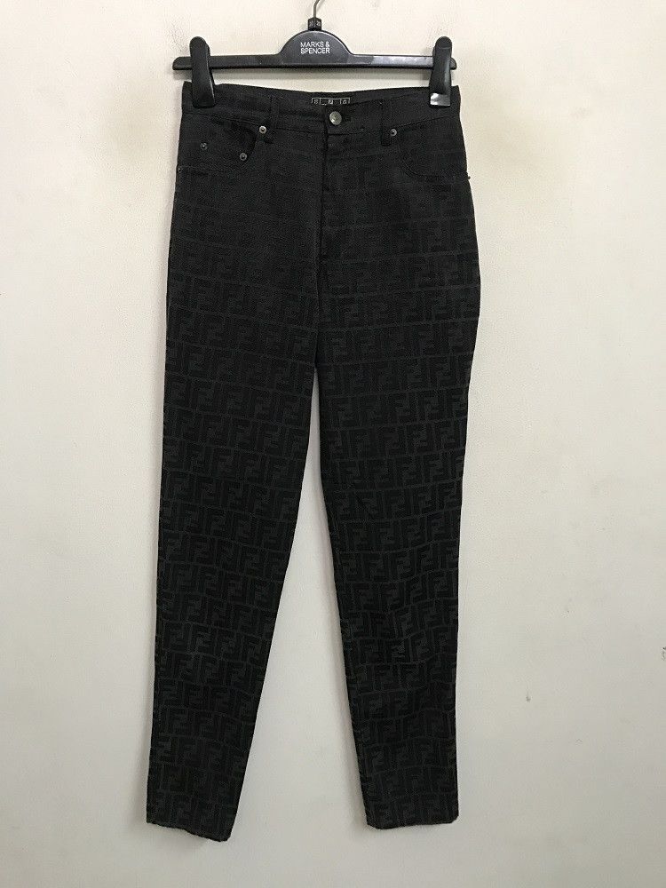 Zucca Monogram Fendi Jeans Monogram Vintage Fendi Zucca Monogram