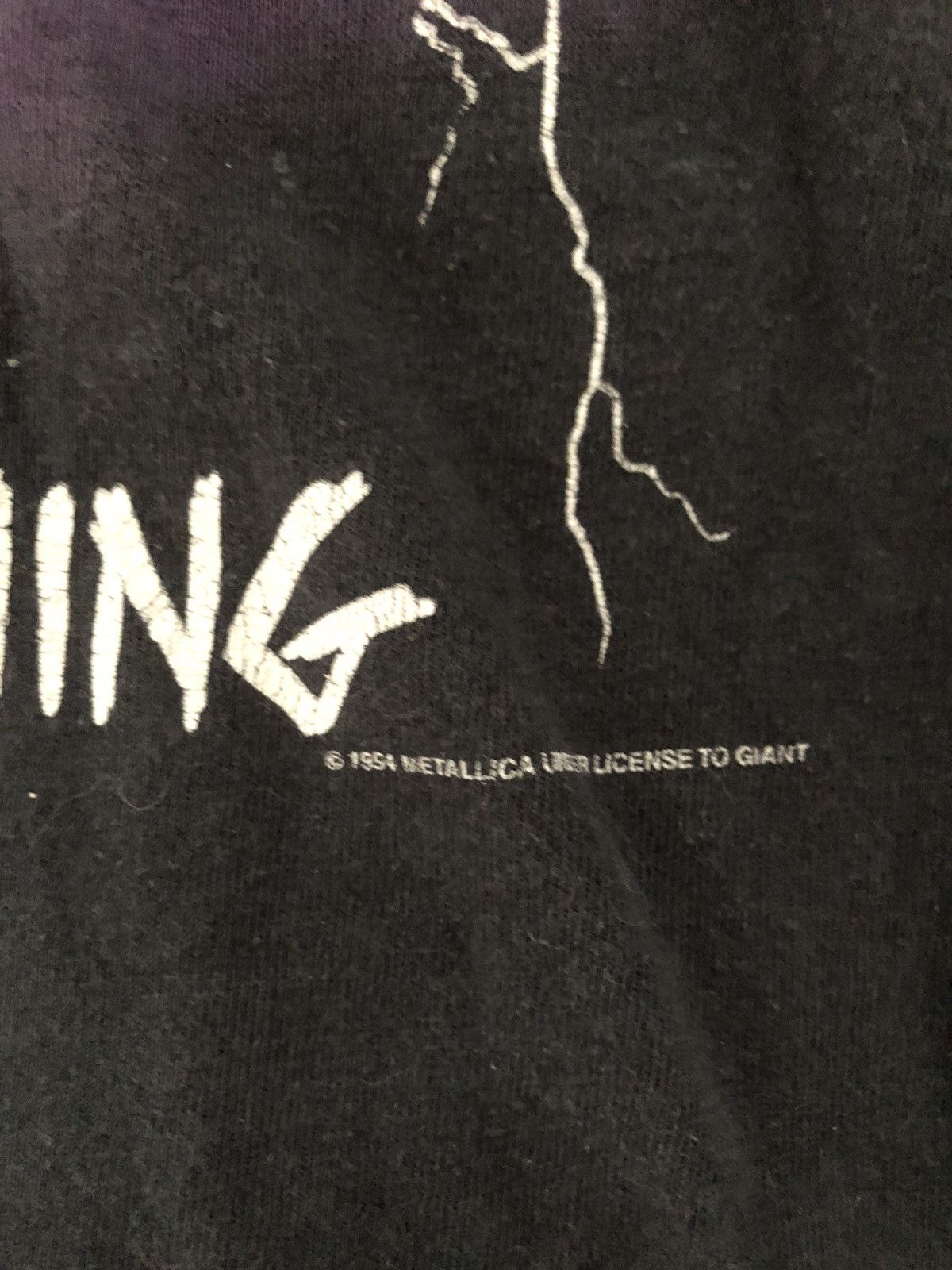 Vintage Metallica Ride The Lightning 1994 Size US L / EU 52-54 / 3 - 2 Thumbnail