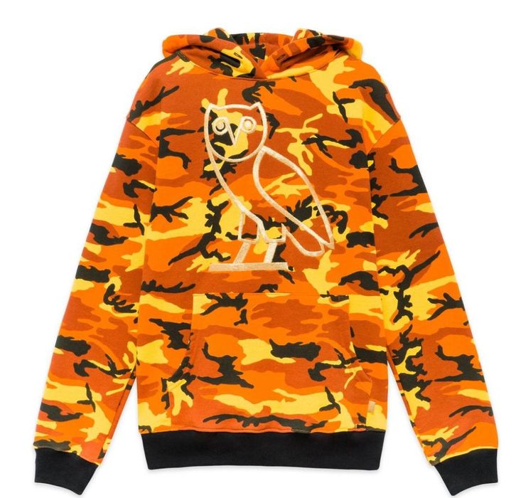 Ovo orange cheap camo hoodie