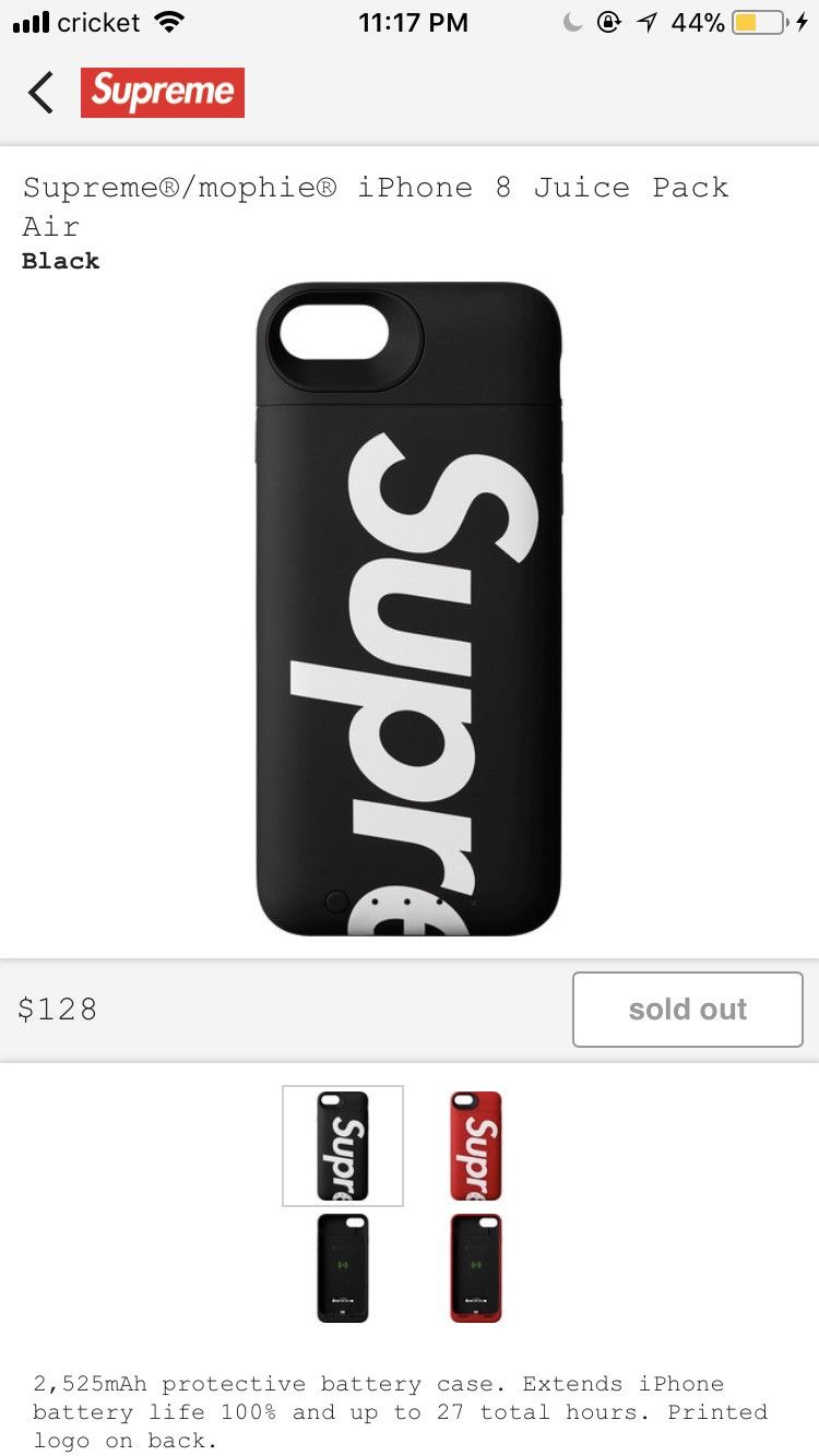 supreme / mophie® iPhone 8 Juice Pack