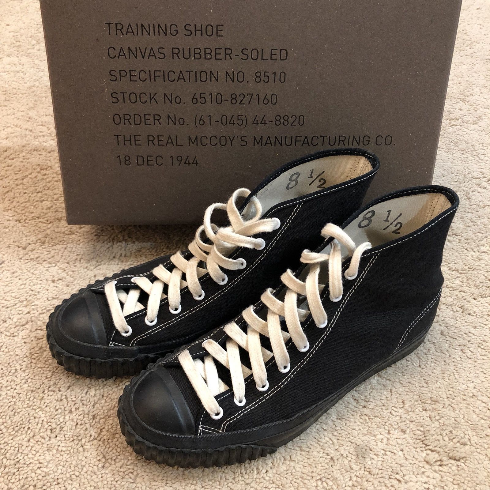 MILITARY CANVAS TRAINING SHOES – The Real McCoy's