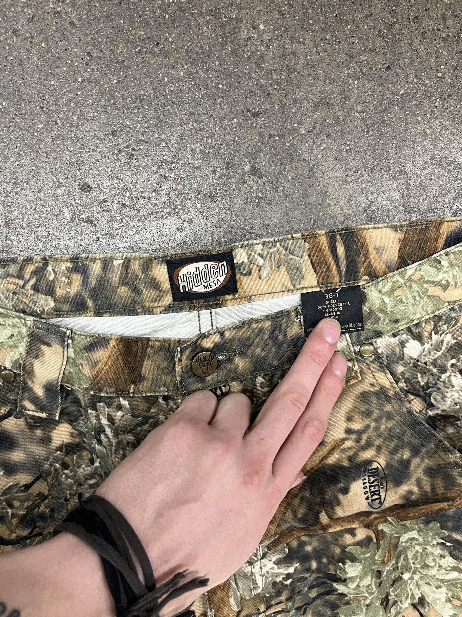 kn Hidden Mesa Tag Real Tree Kings Desert Slim Fit Pants