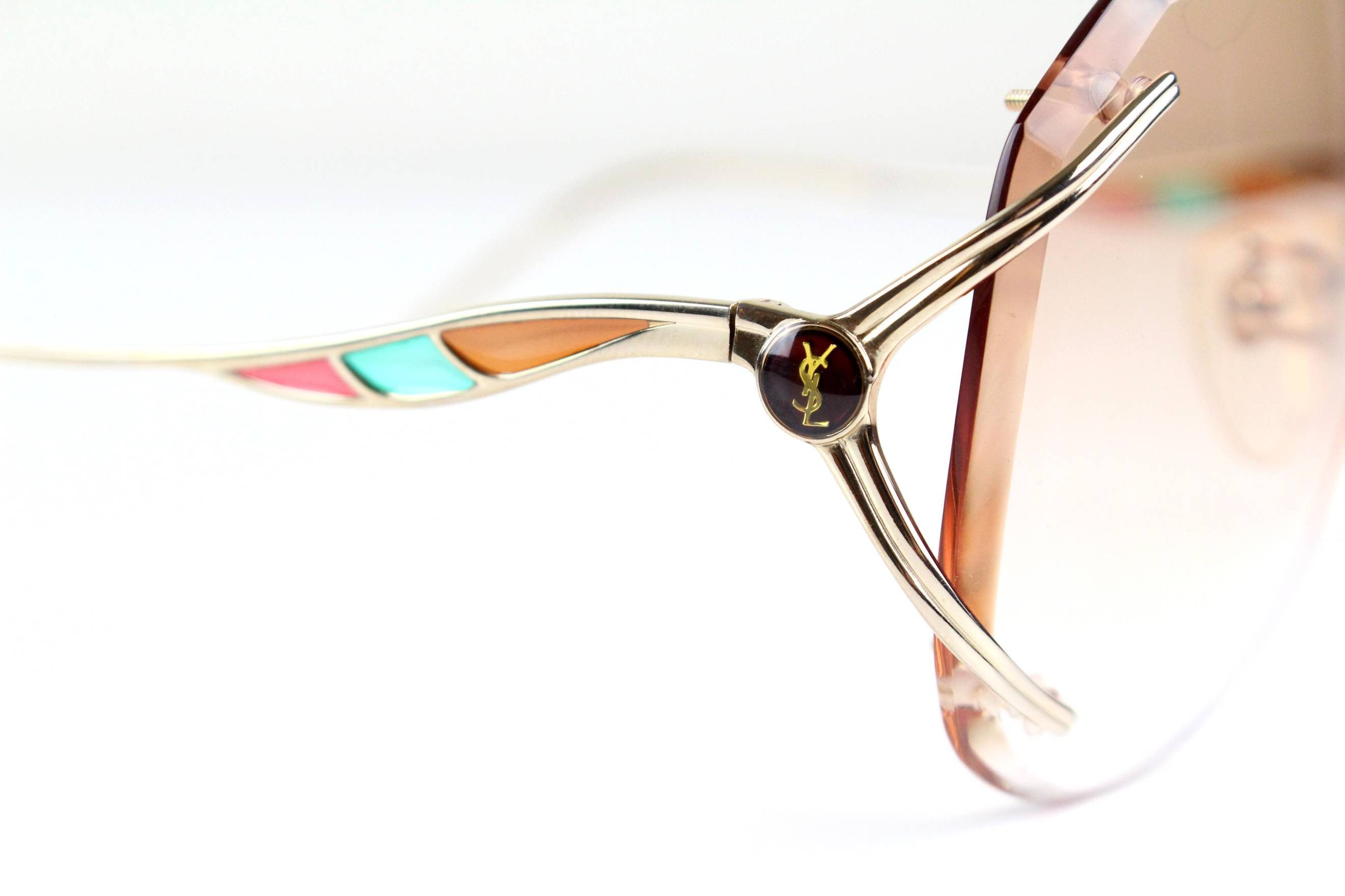 Yves Saint Laurent Rare vintage YSL glasses Size ONE SIZE - 4 Thumbnail