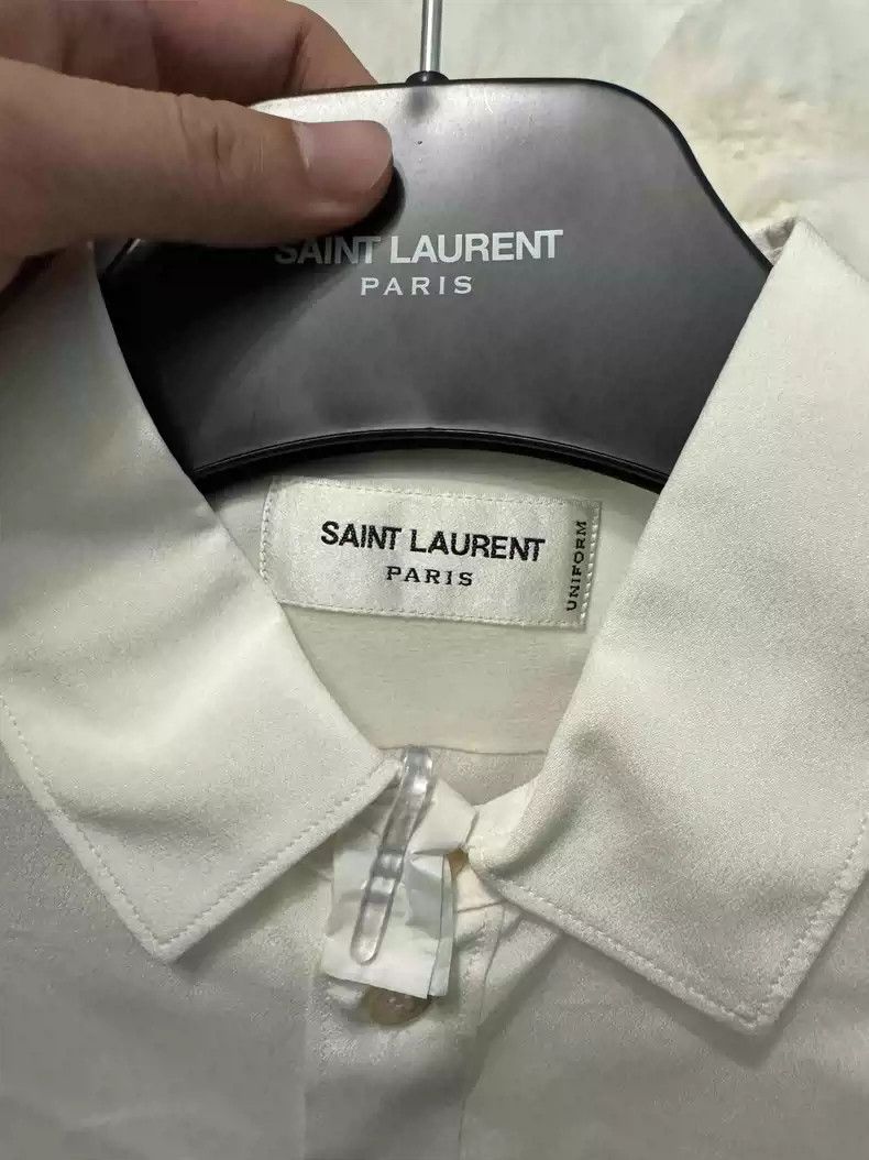 Saint Laurent Paris saint laurent Silk shirt Size S / US 4 / IT 40 - 2 Thumbnail