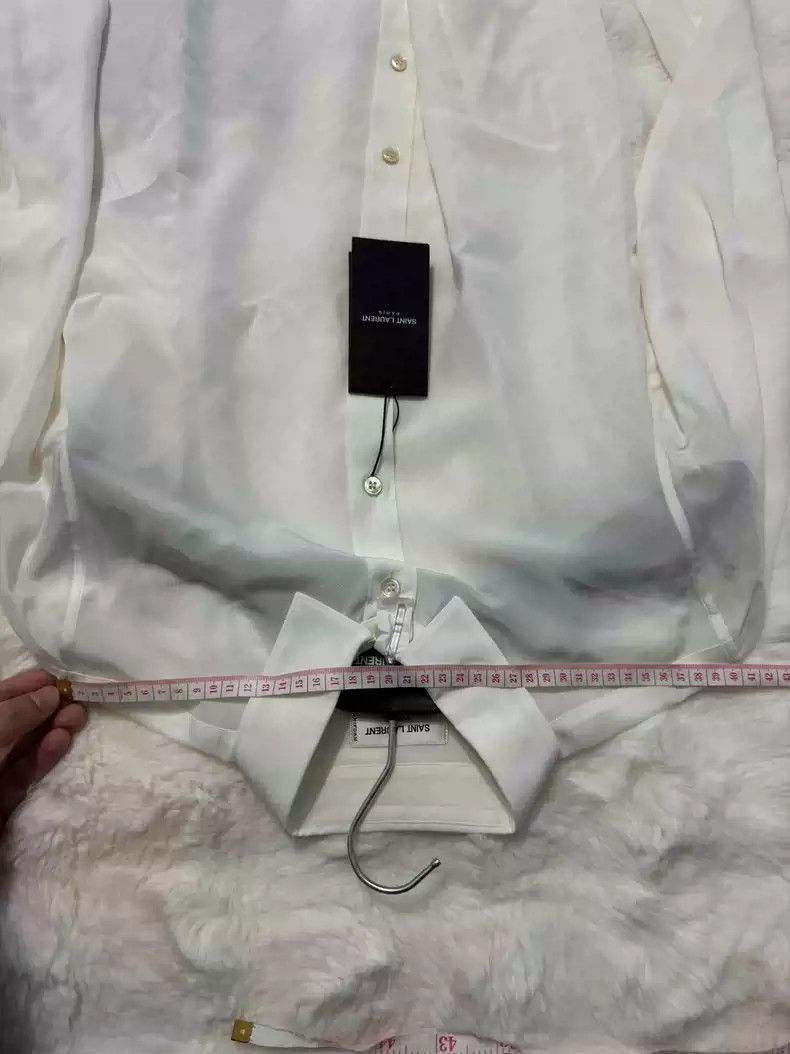 Saint Laurent Paris saint laurent Silk shirt Size S / US 4 / IT 40 - 7 Thumbnail