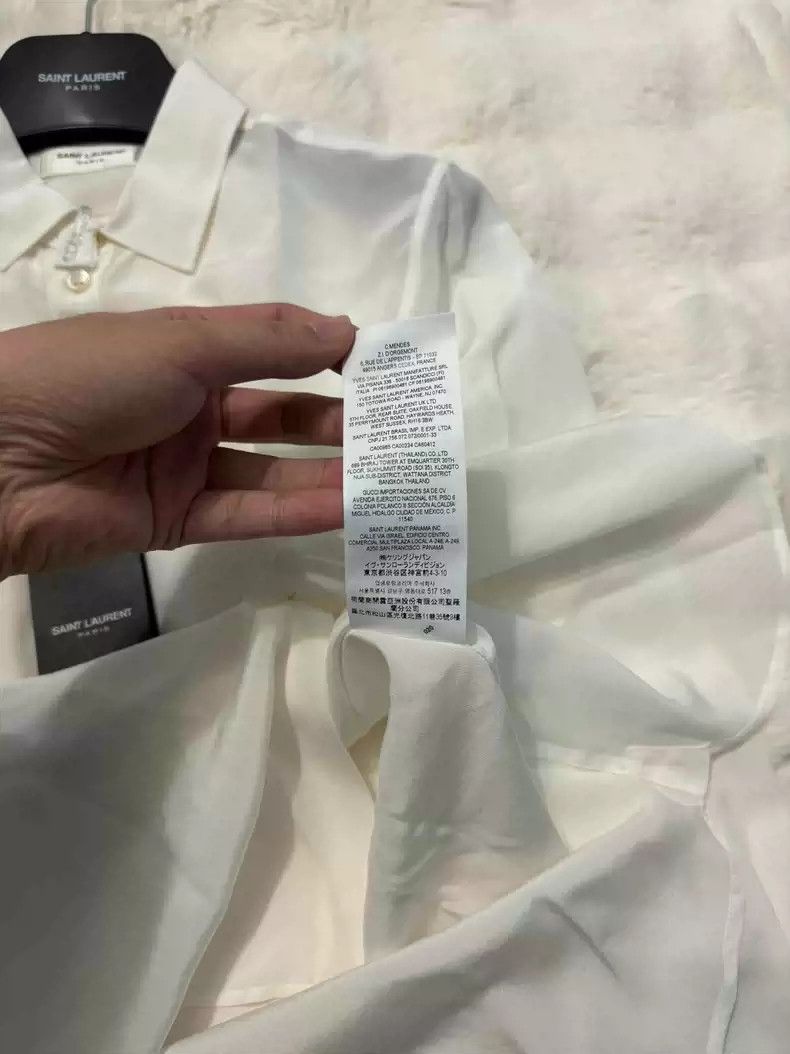 Saint Laurent Paris saint laurent Silk shirt Size S / US 4 / IT 40 - 5 Thumbnail