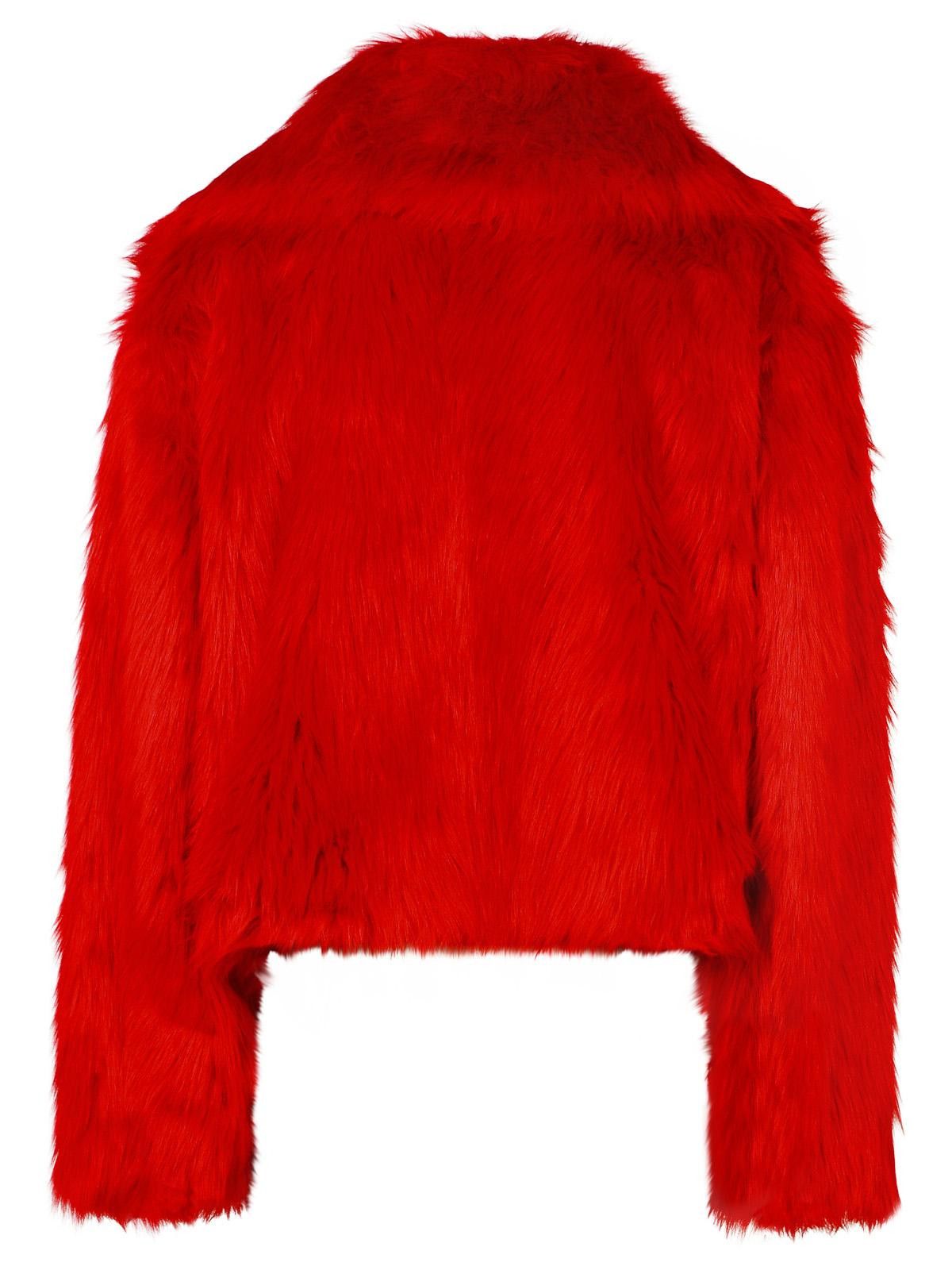 Dsquared2 DSQUARED2 'Pop Fox' Red Acrylic Blend Jacket Size M / US 6-8 / IT 42-44 - 3 Thumbnail