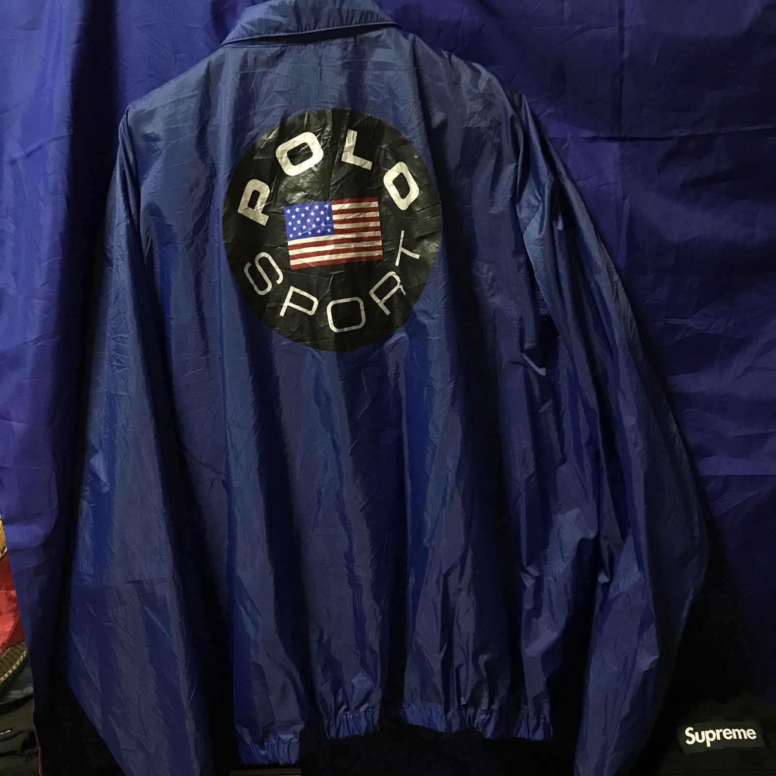 Polo Ralph Lauren Vintage 90s Polo Sport Cookie Windbreakers Jacket Size US XL / EU 56 / 4 - 1 Thumbnail