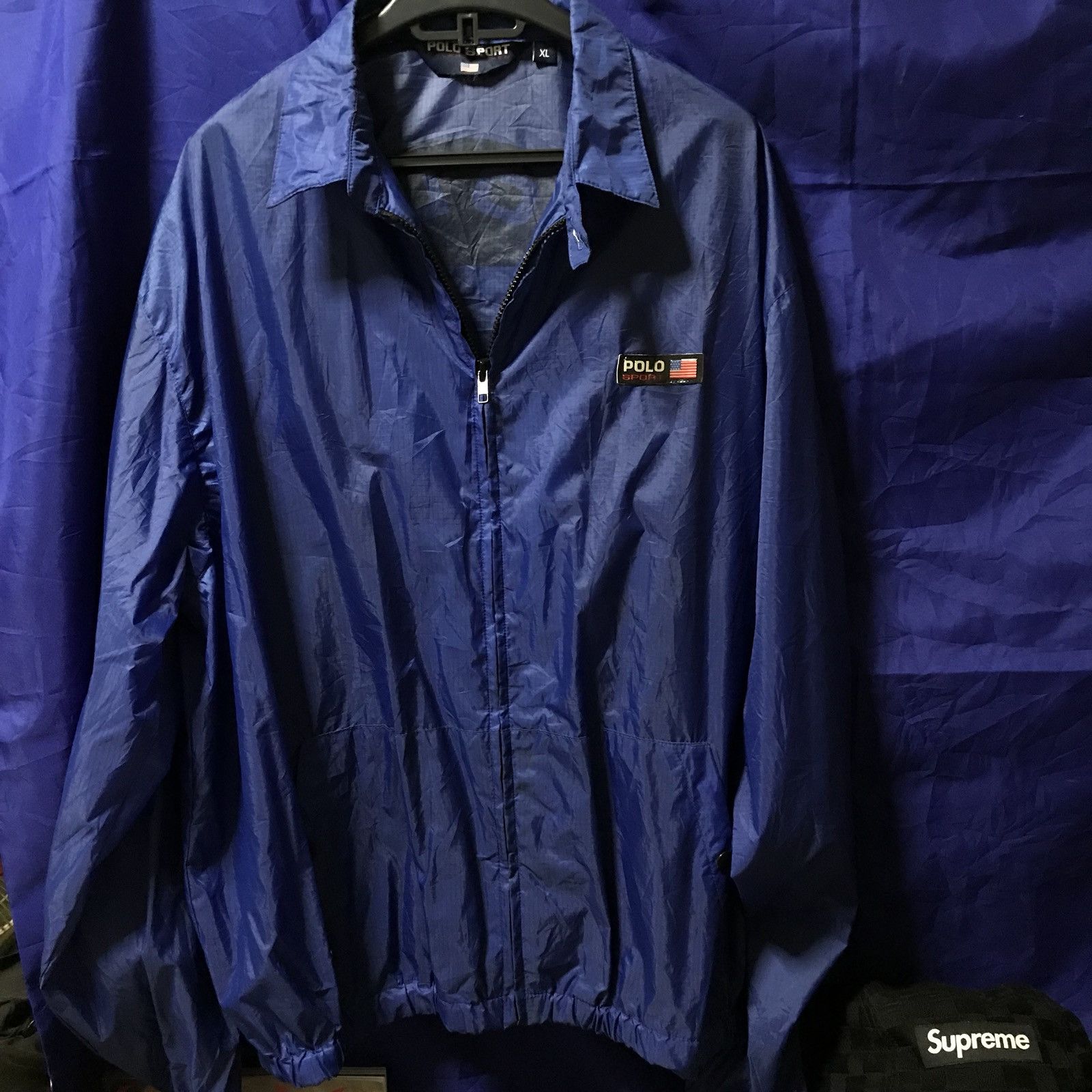 Polo Ralph Lauren Vintage 90s Polo Sport Cookie Windbreakers Jacket Size US XL / EU 56 / 4 - 2 Thumbnail