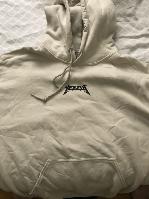 Tan hot sale yeezus hoodie